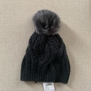 Club Monaco Cashmere Adora Hat Beanie Grey OS